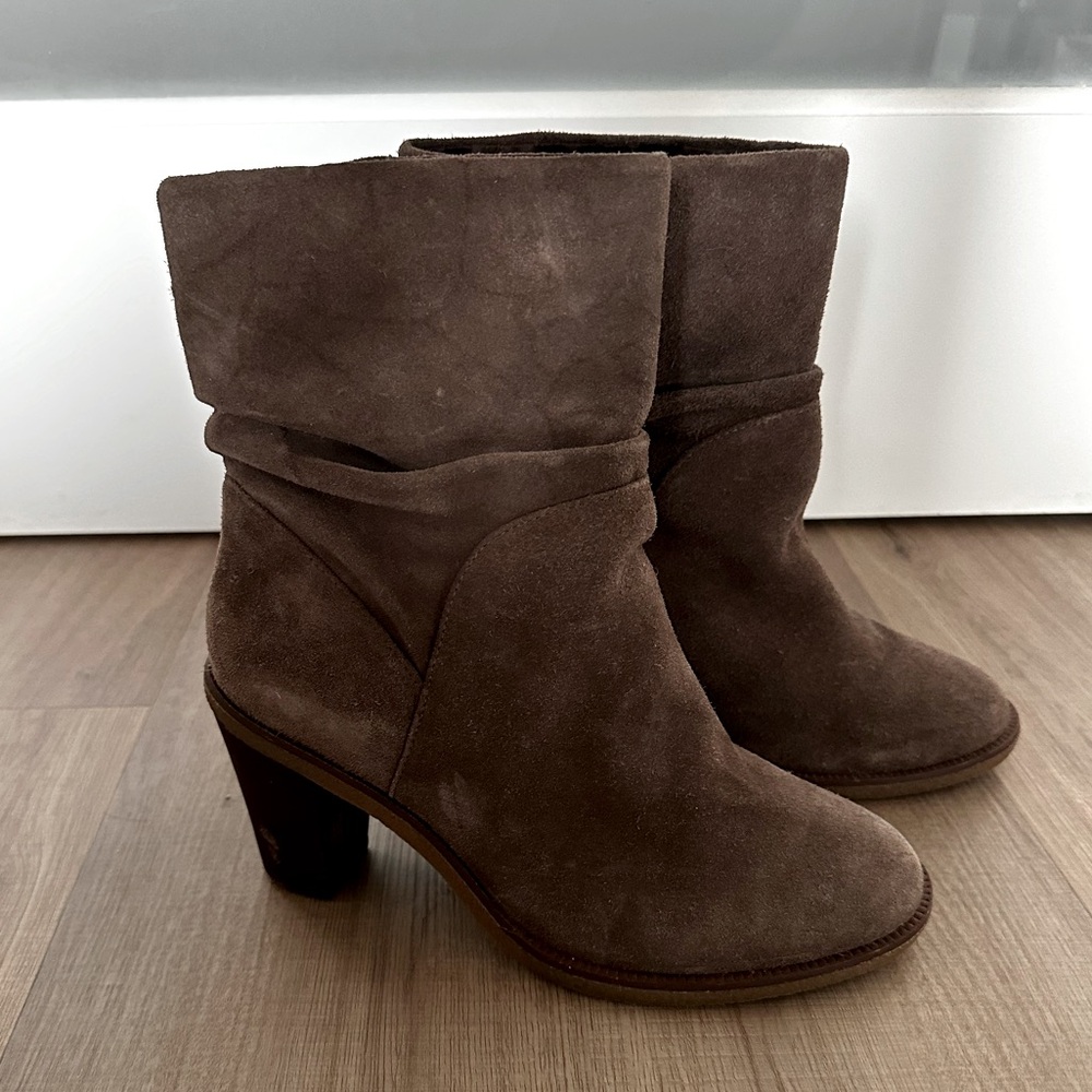 Vince Camuto Parker Slouch Suede Booties